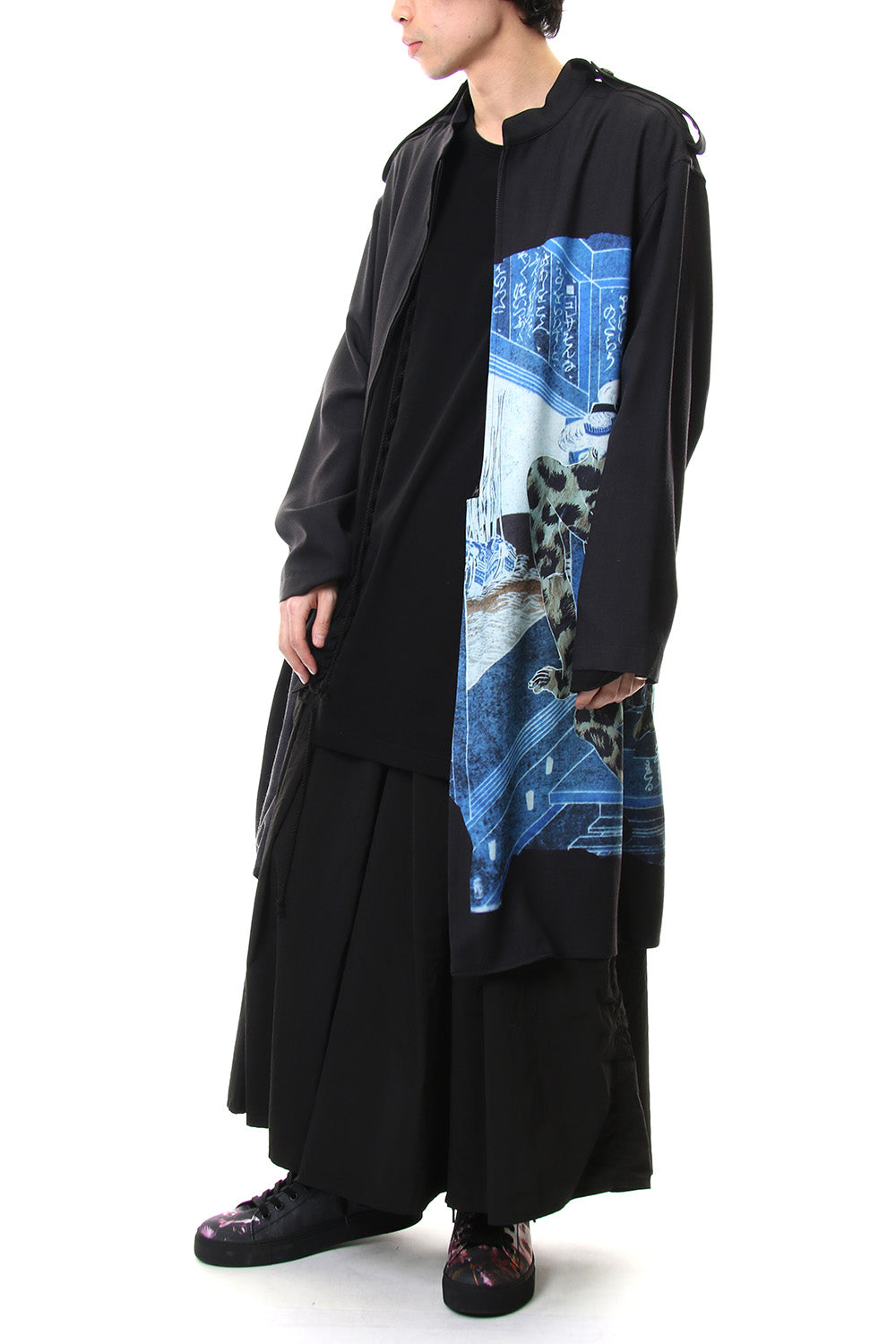 Plush Stand Collar Shirt