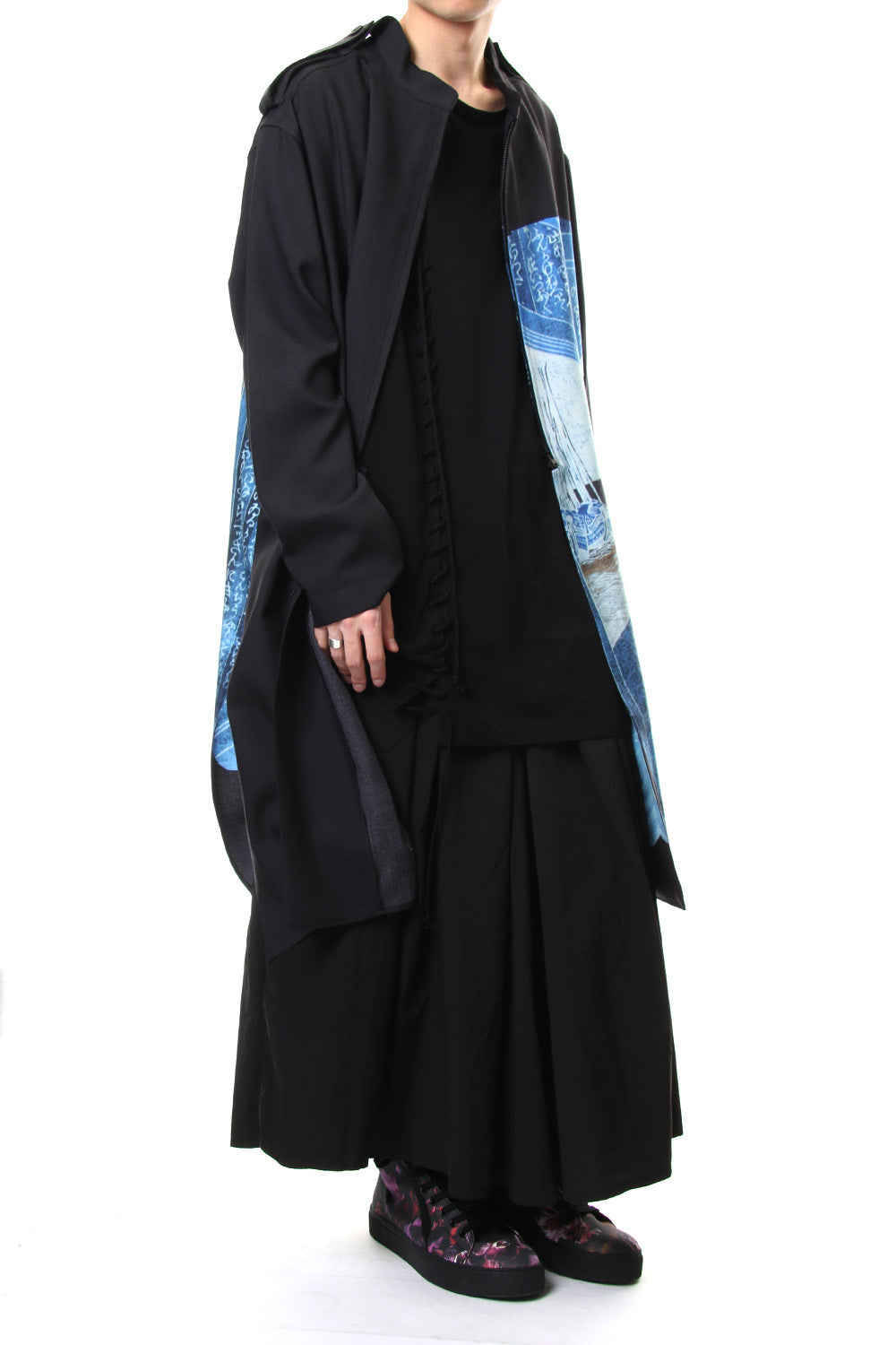 Plush Stand Collar Shirt