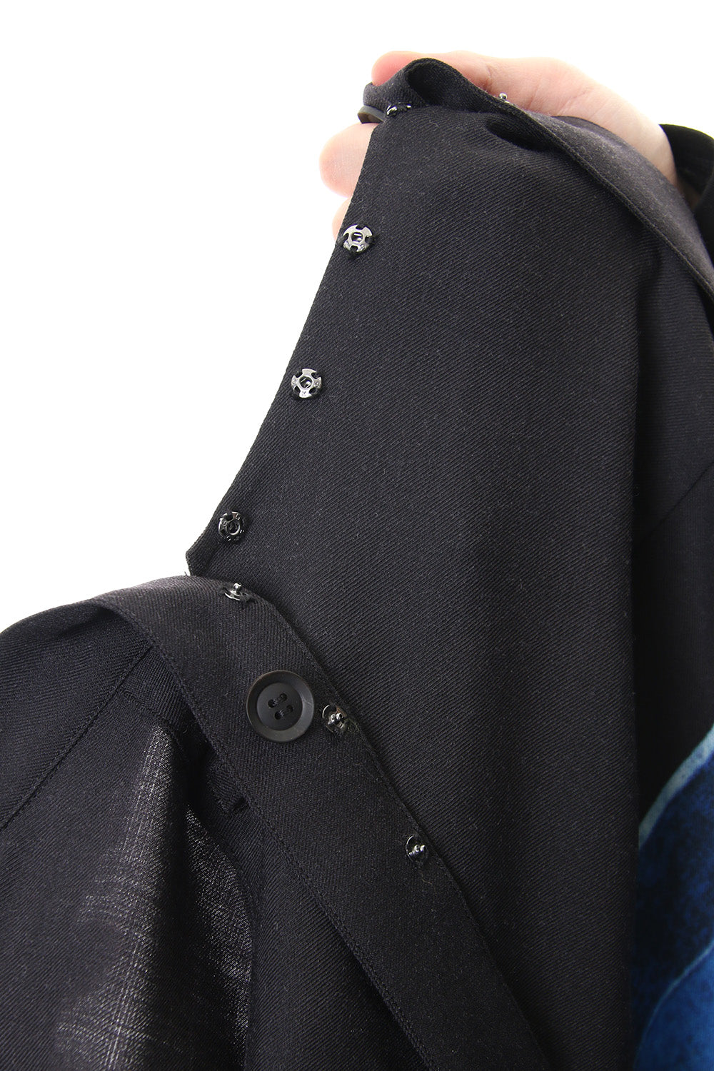 Plush Stand Collar Shirt