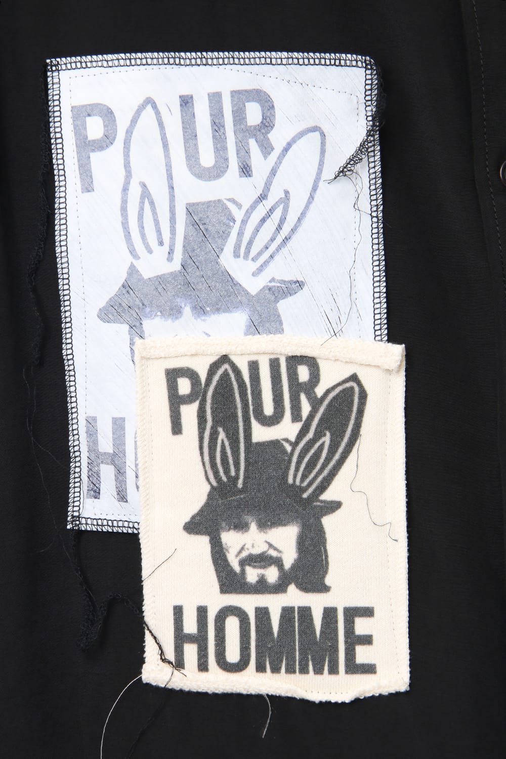 Ring Sewing Broadcloth Patchwork Long Shirt