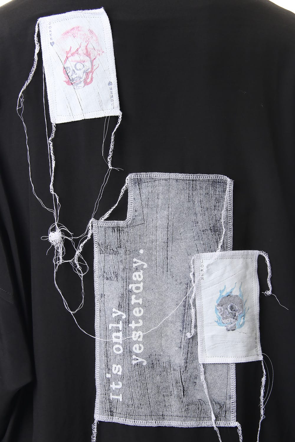 Ring Sewing Broadcloth Patchwork Long Shirt