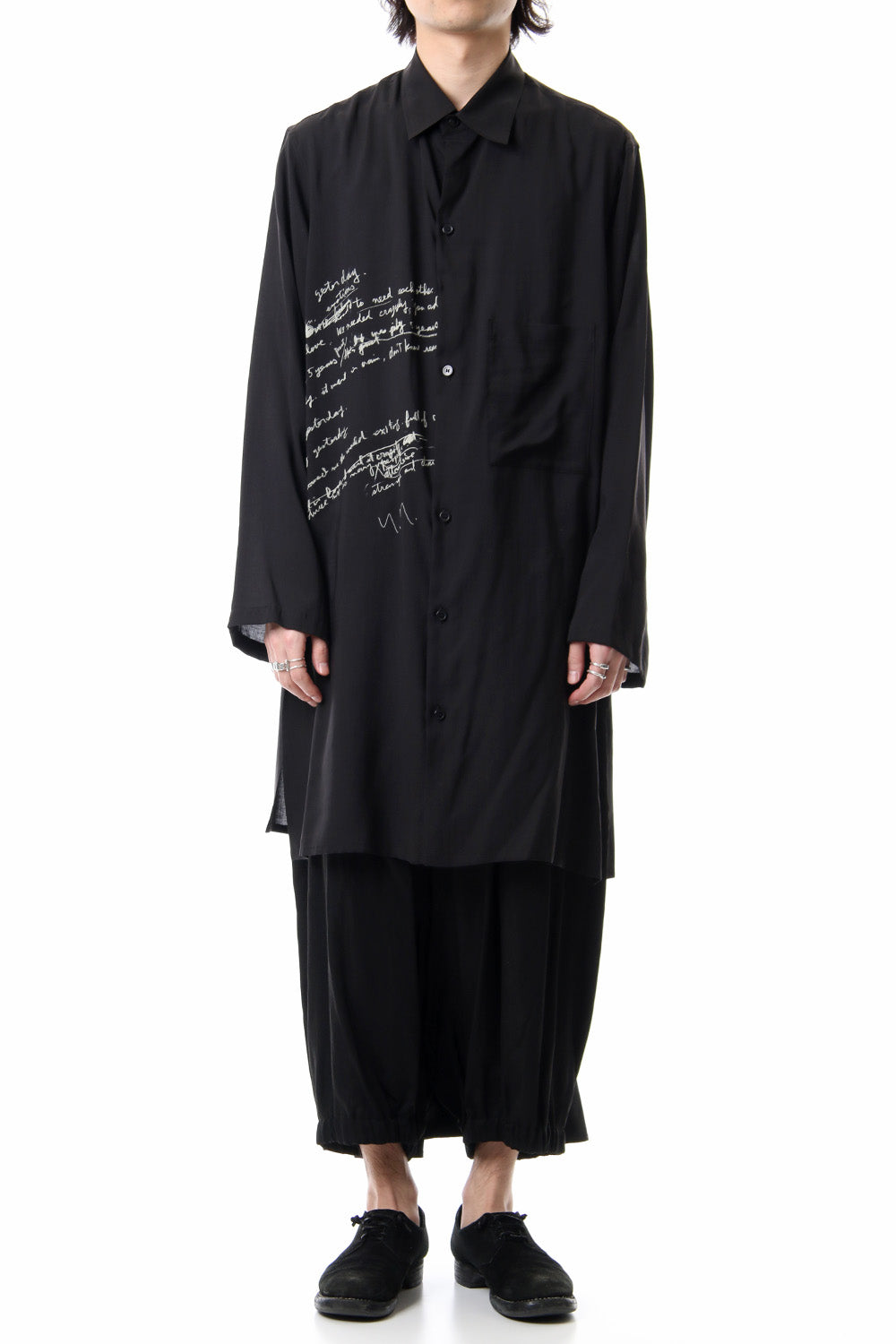 M-LTS Lyric Print Blouse