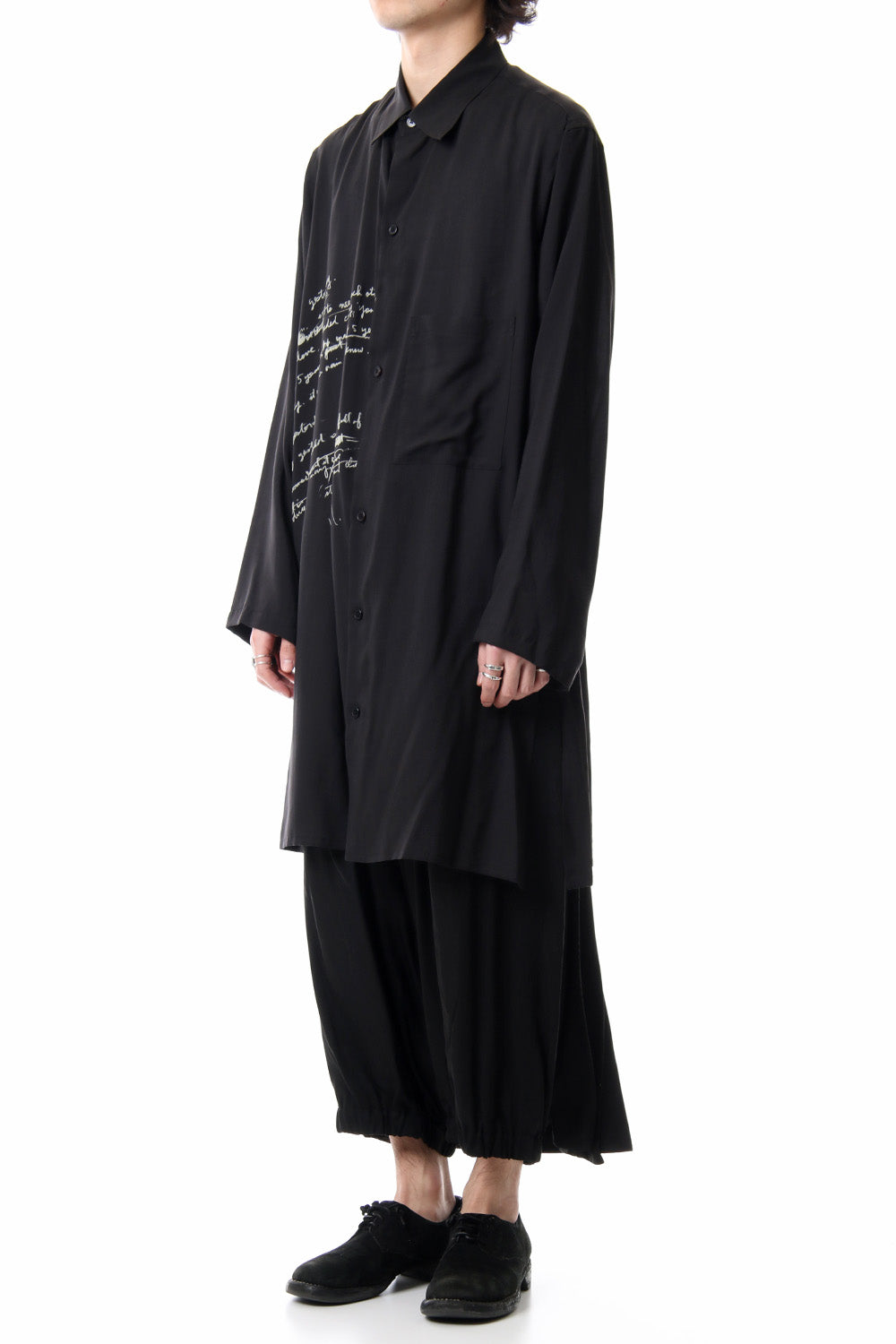 M-LTS Lyric Print Blouse