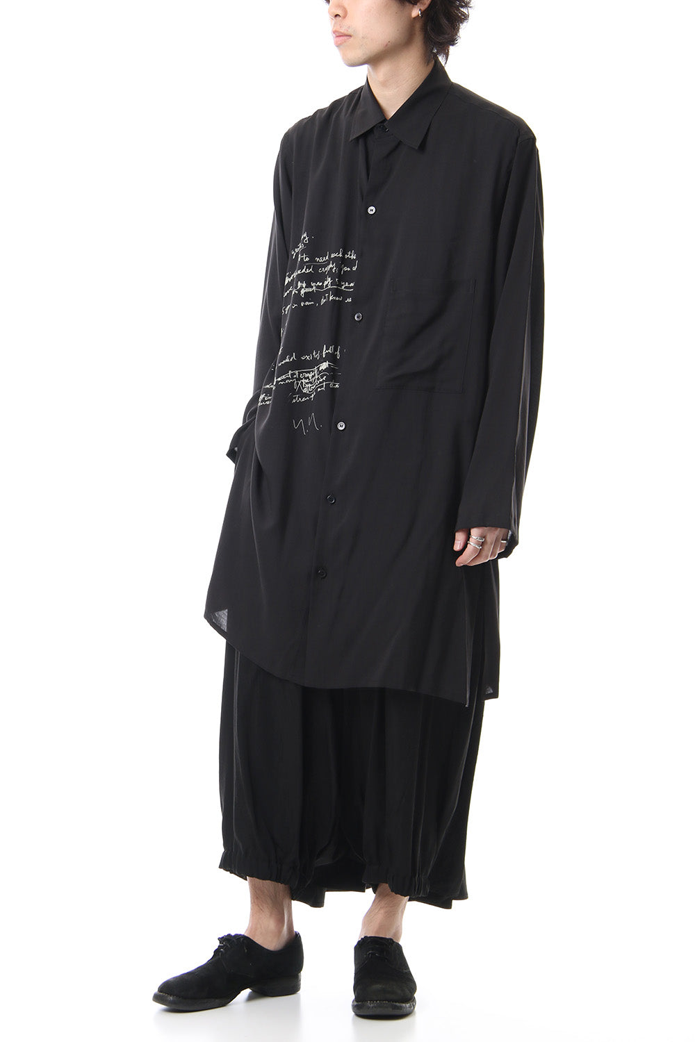 M-LTS Lyric Print Blouse