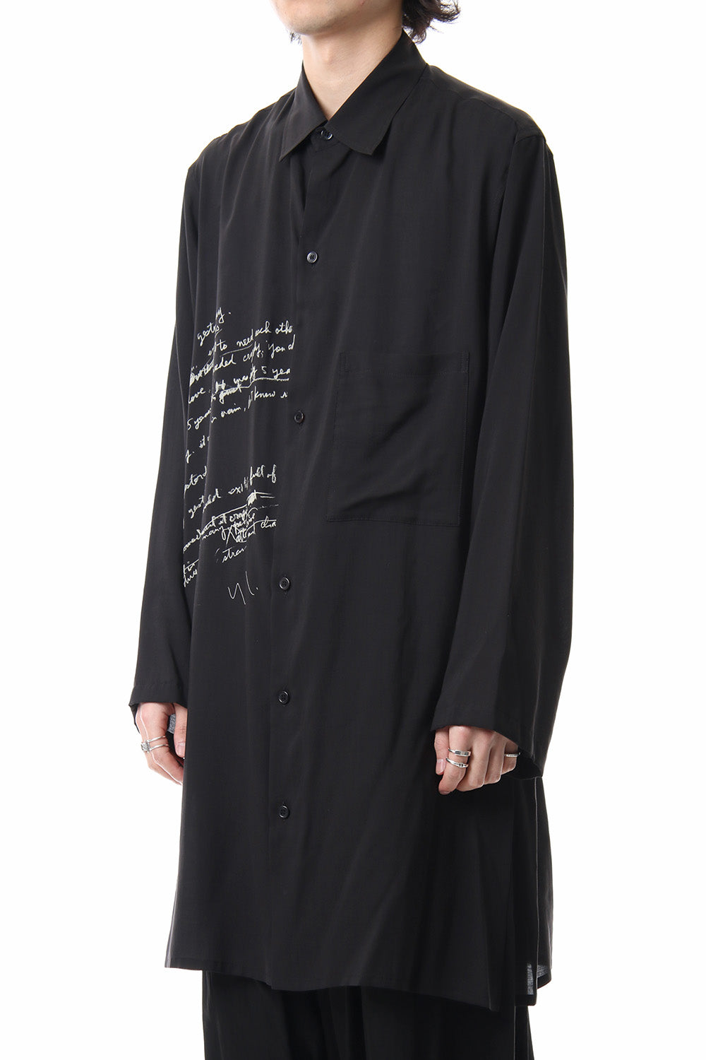 M-LTS Lyric Print Blouse