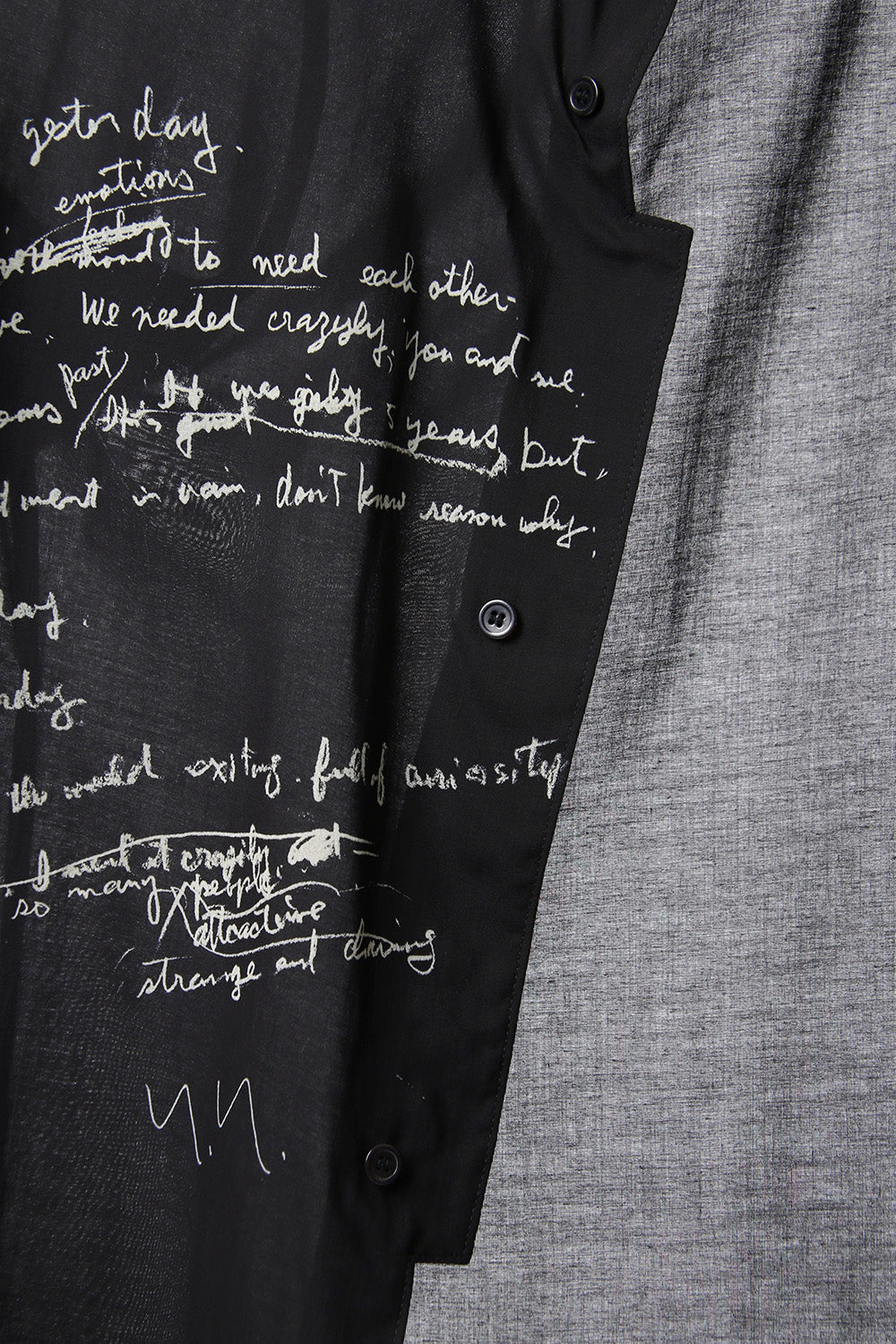 M-LTS Lyric Print Blouse