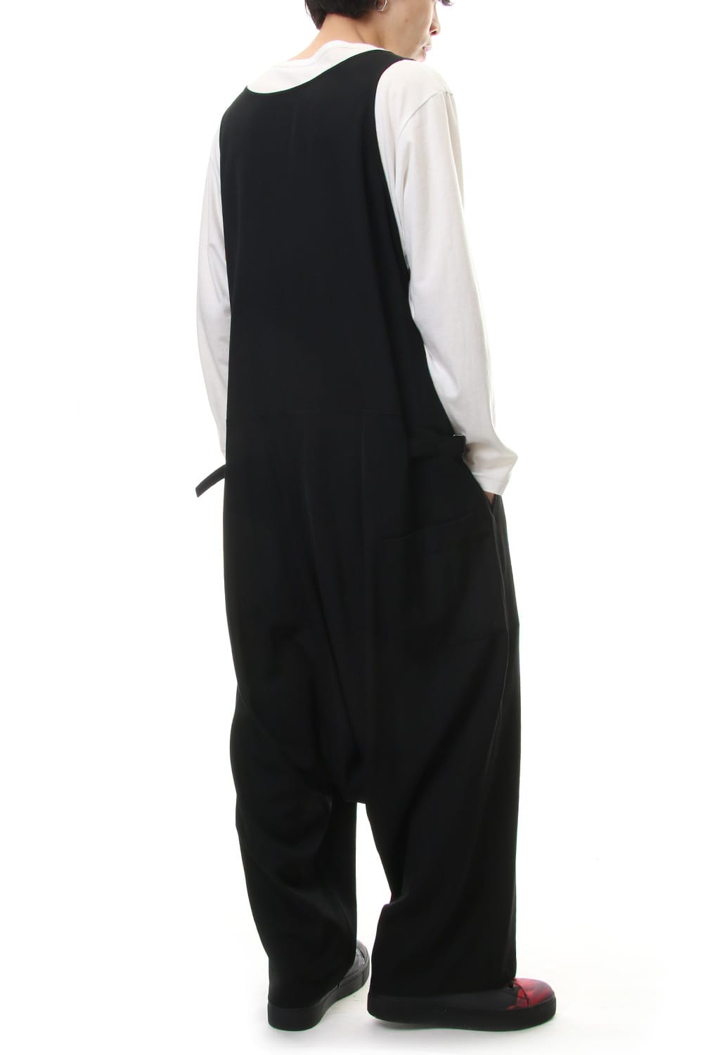 Saruel Onepiece Wrinkled Gabardine