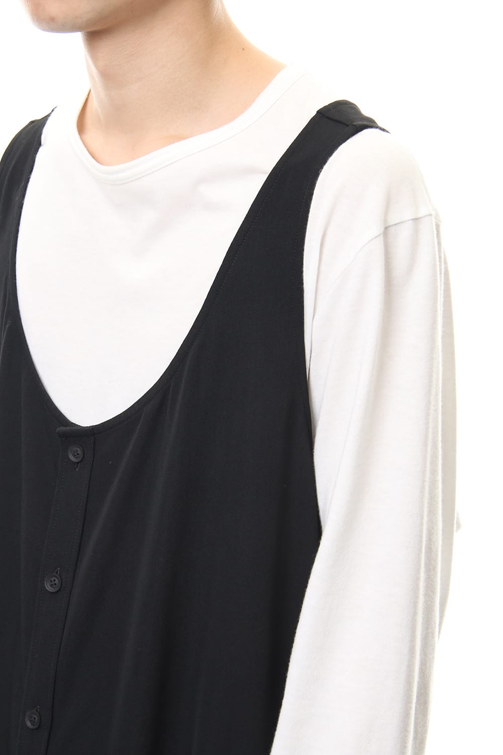 Saruel Onepiece Wrinkled Gabardine