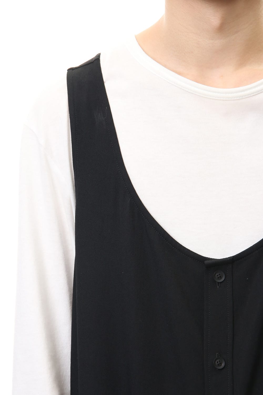 Saruel Onepiece Wrinkled Gabardine