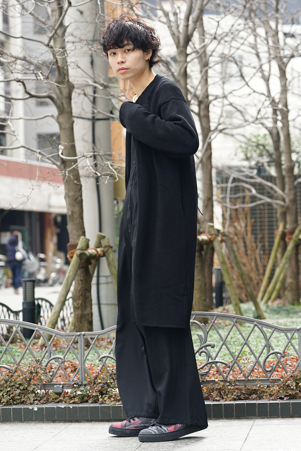 Saruel Onepiece Wrinkled Gabardine