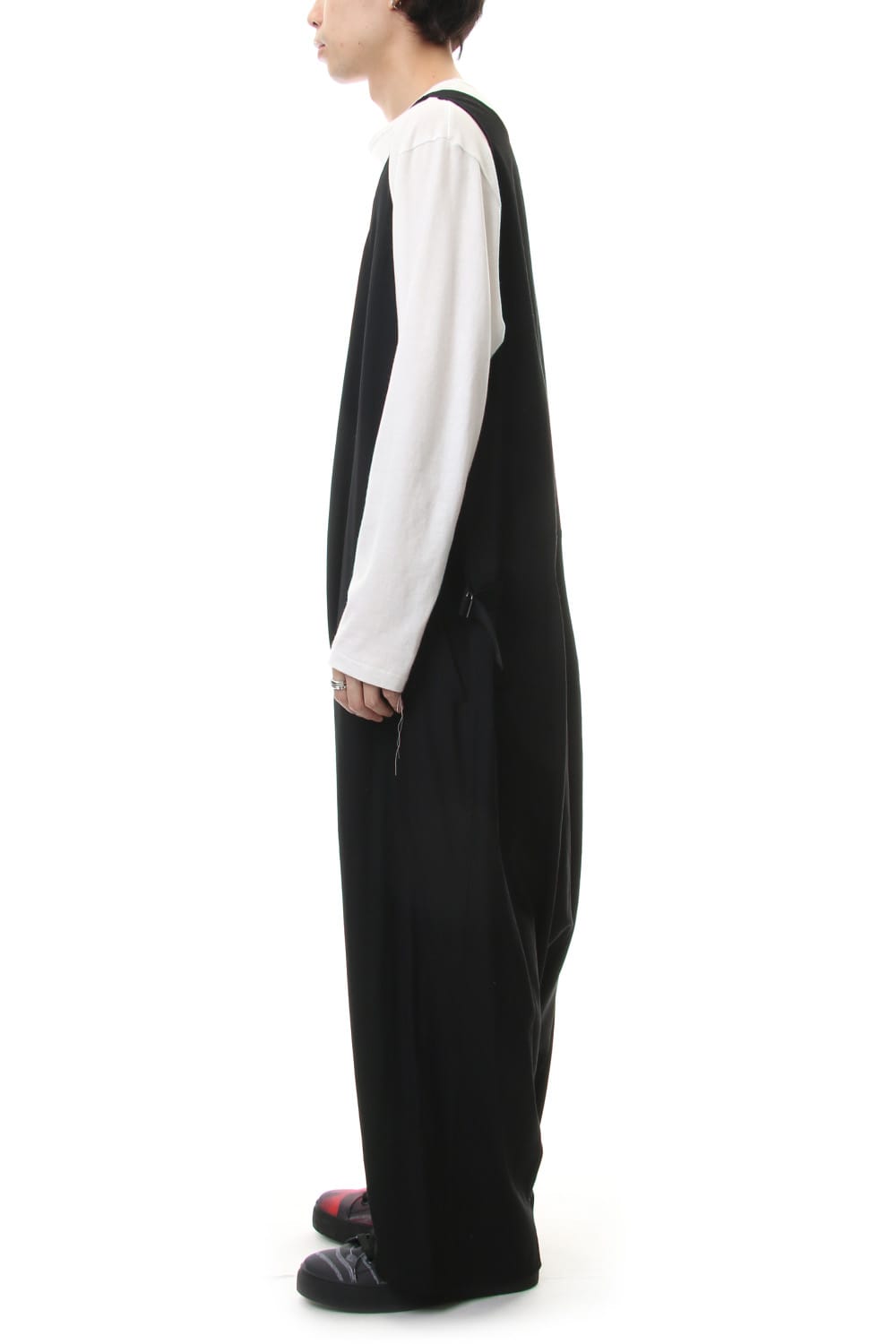 Saruel Onepiece Wrinkled Gabardine