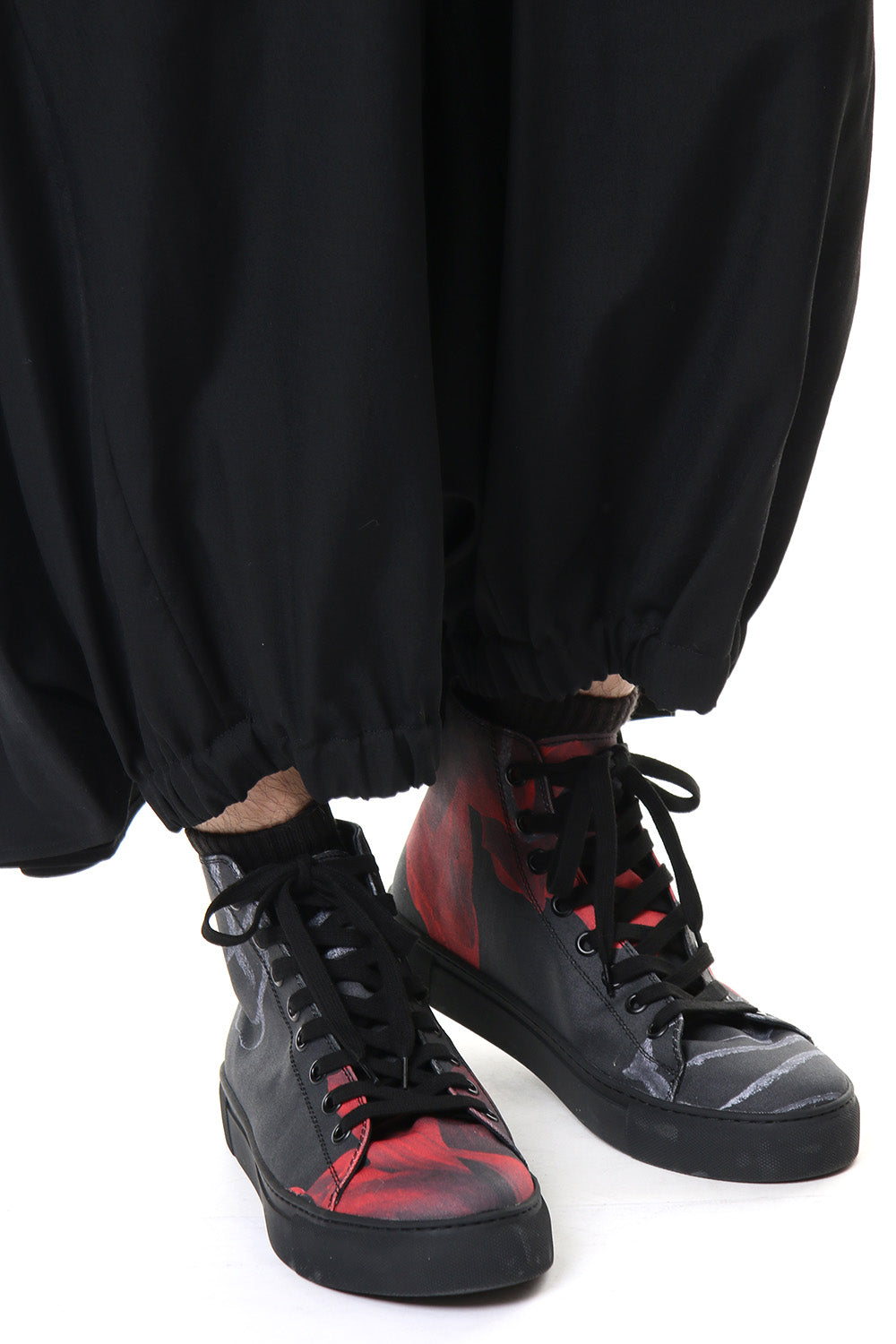 Print High Cut Sneaker C