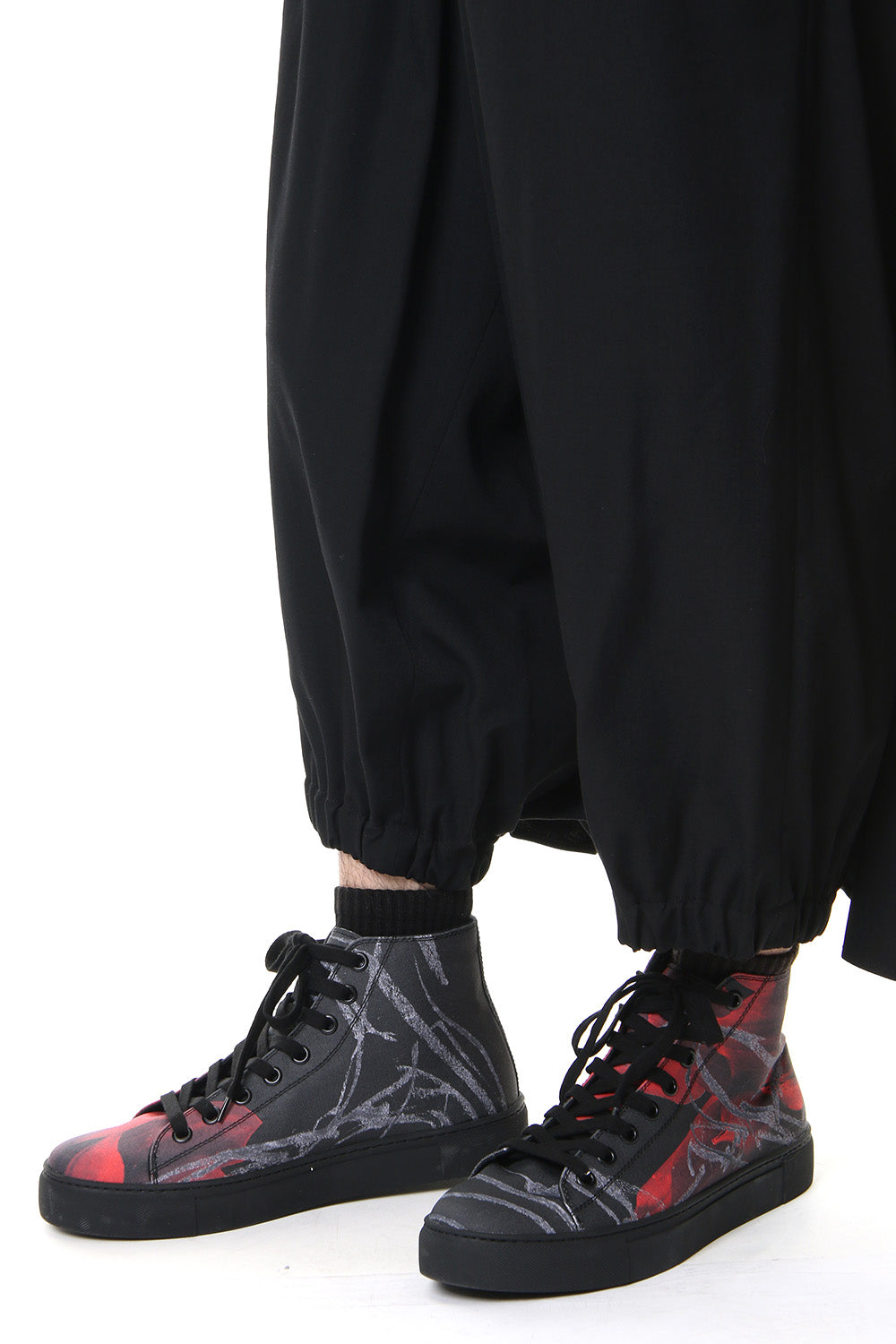 Print High Cut Sneaker C