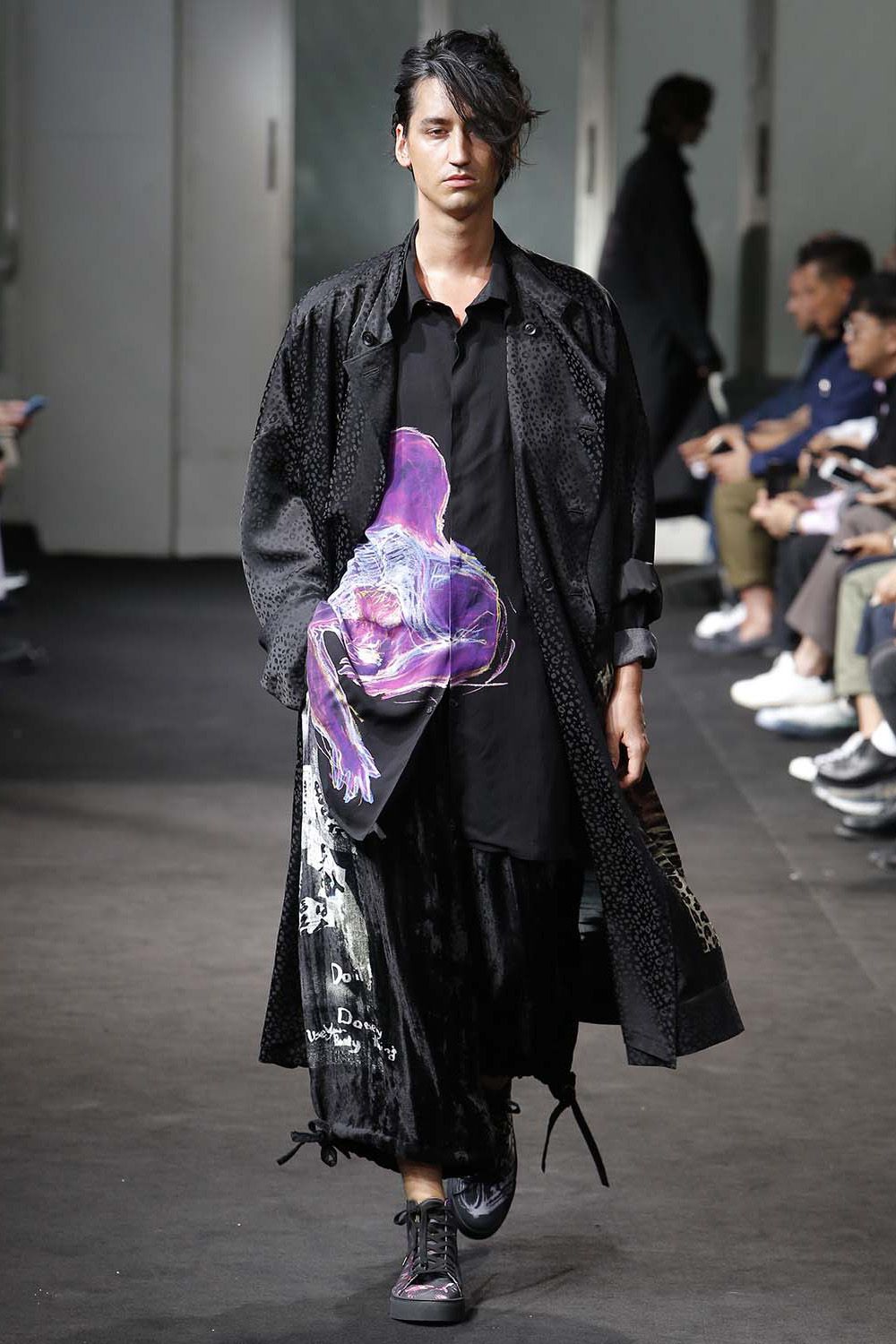 Print High Cut Sneaker D