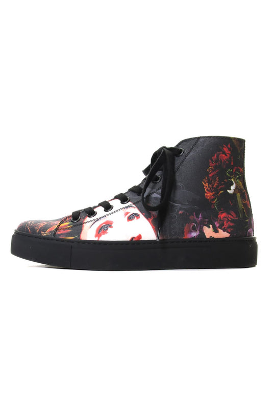 Print High Cut Sneaker D
