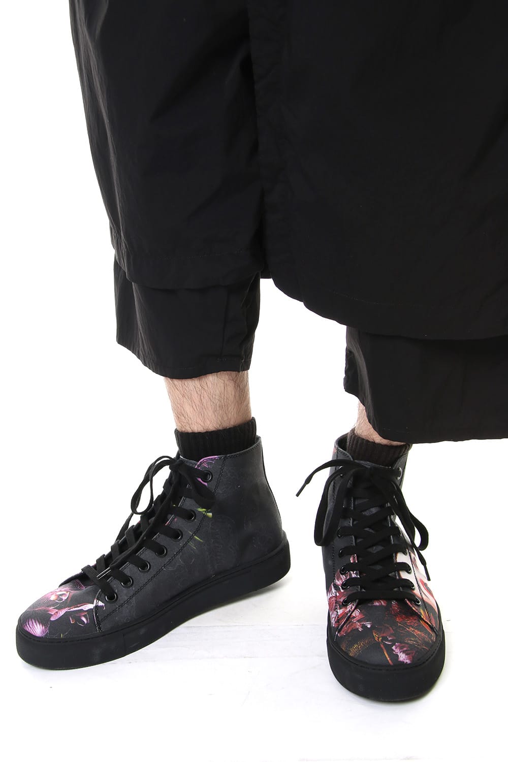 Print High Cut Sneaker D