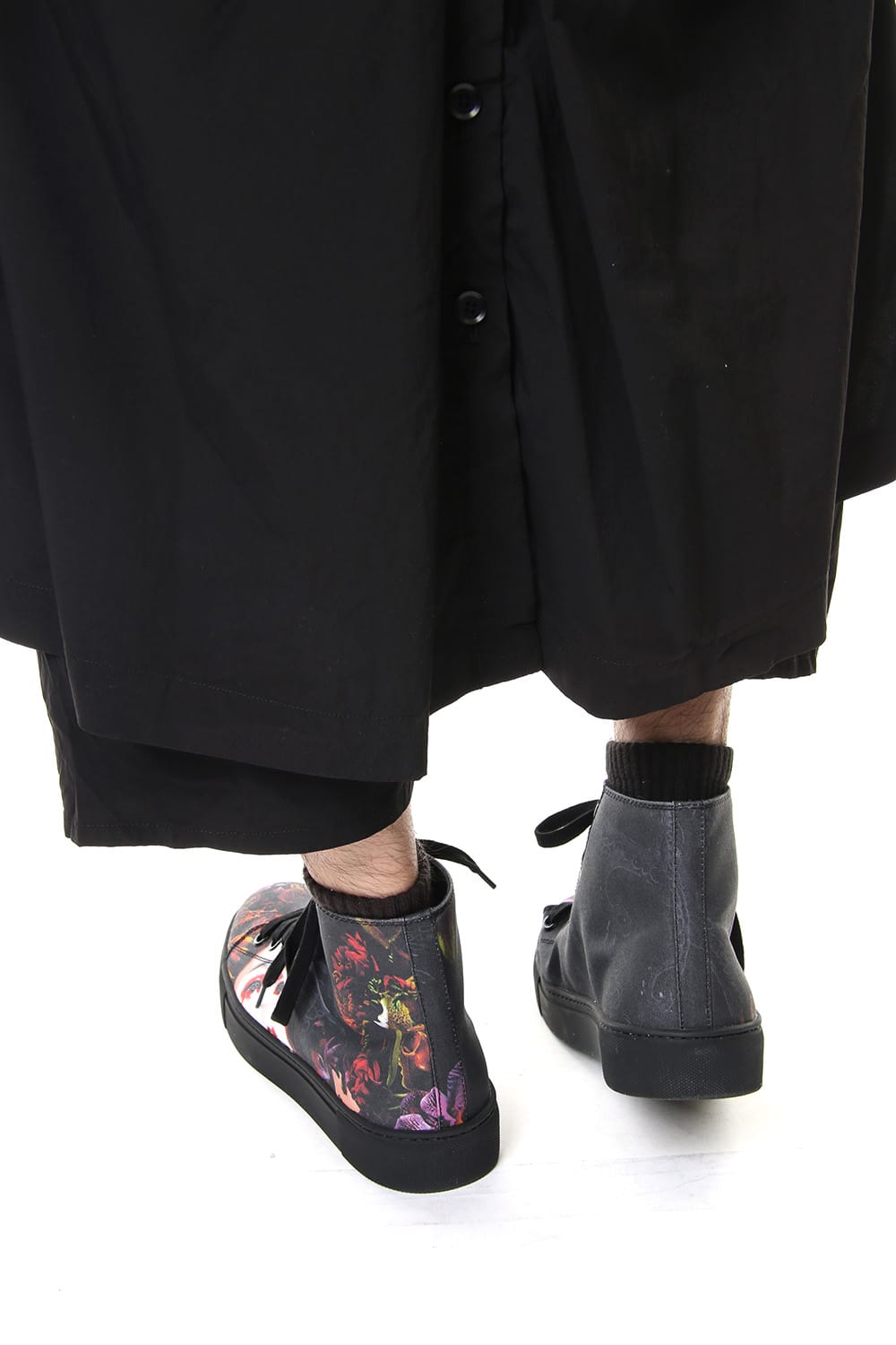 Print High Cut Sneaker D