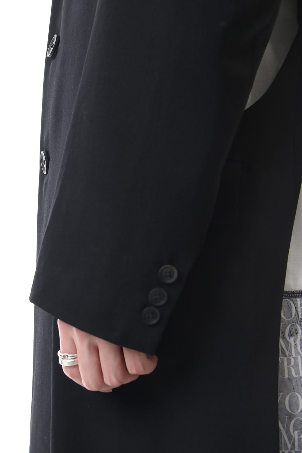 Pierced Design Long Jacket