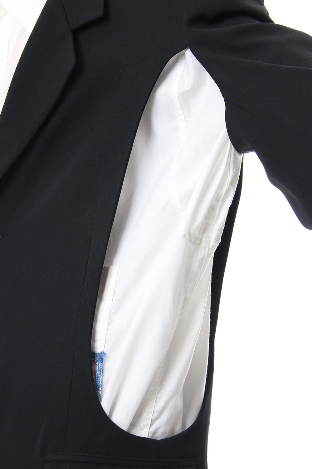 Pierced Design Long Jacket