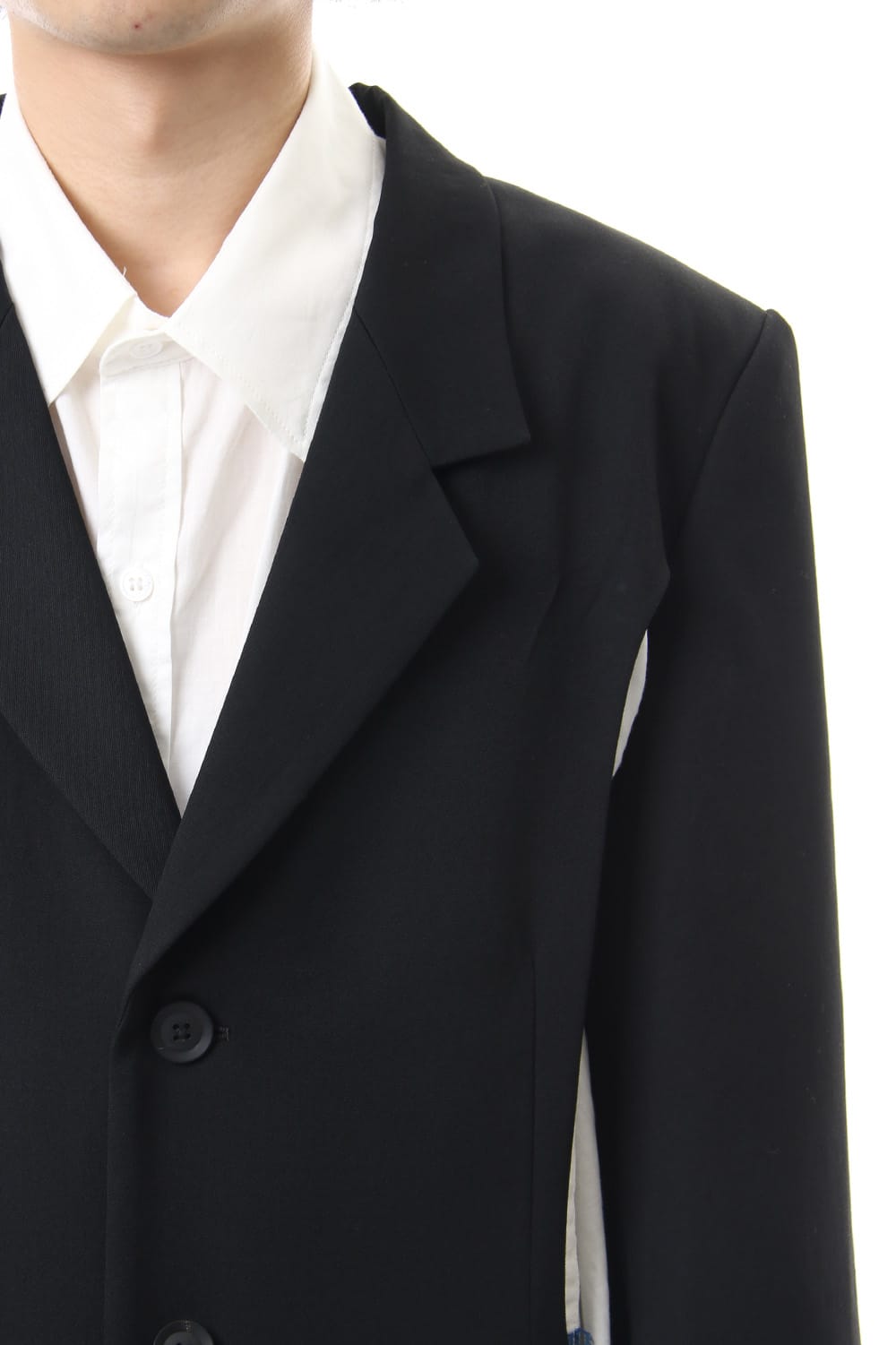 Pierced Design Long Jacket