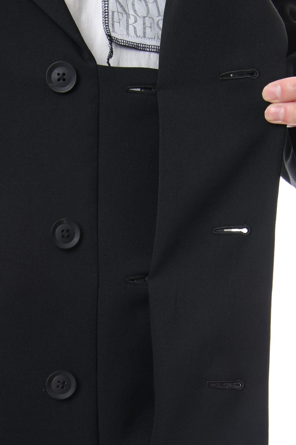 Pierced Design Long Jacket