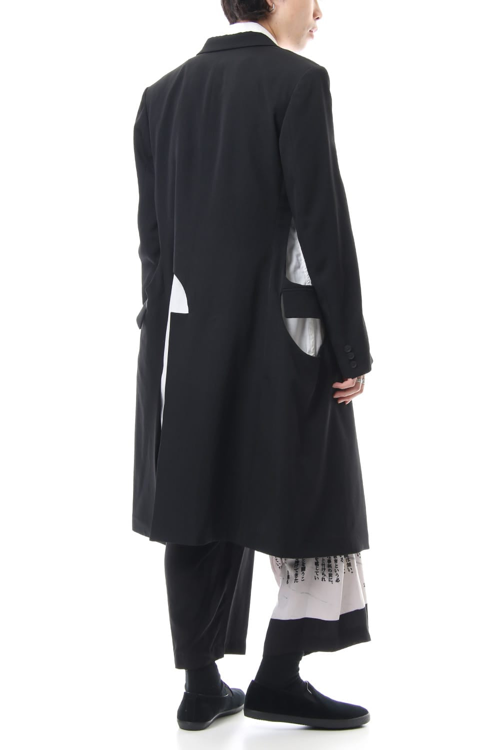 Pierced Design Long Jacket