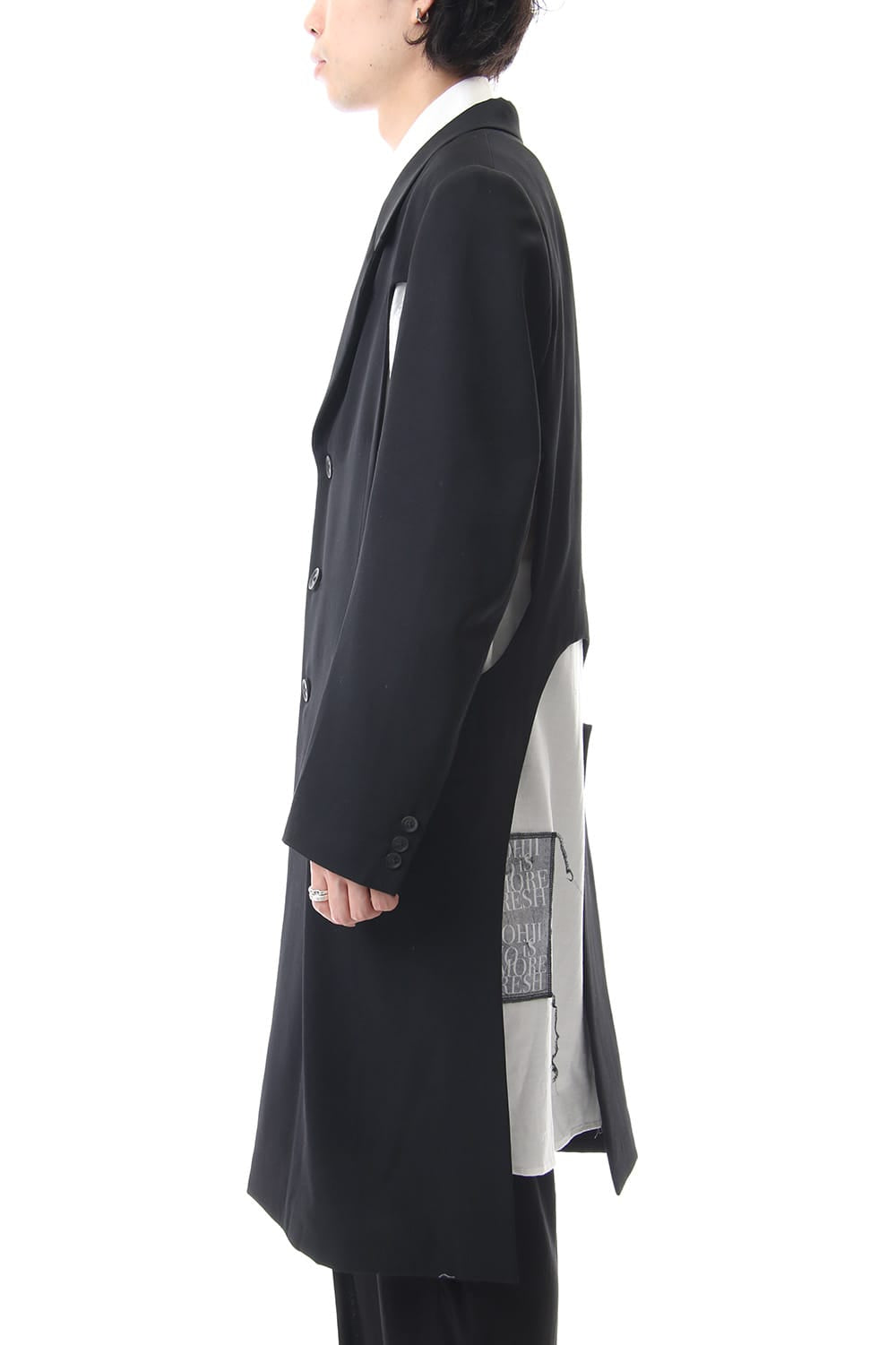 Pierced Design Long Jacket