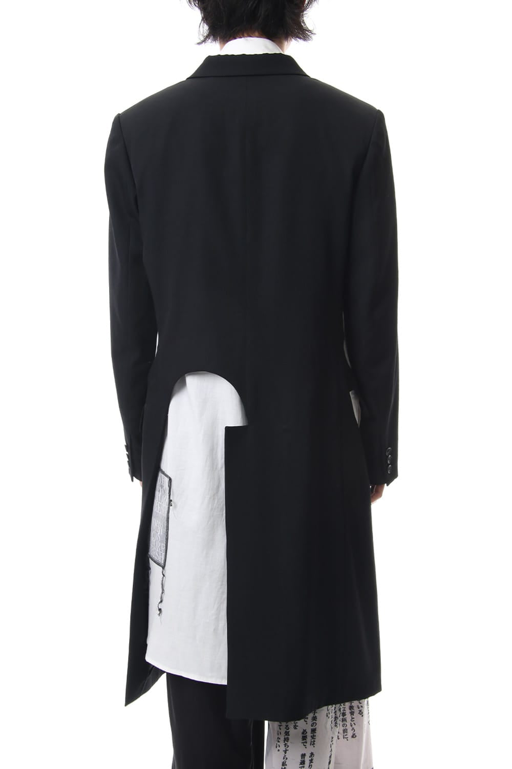 Pierced Design Long Jacket