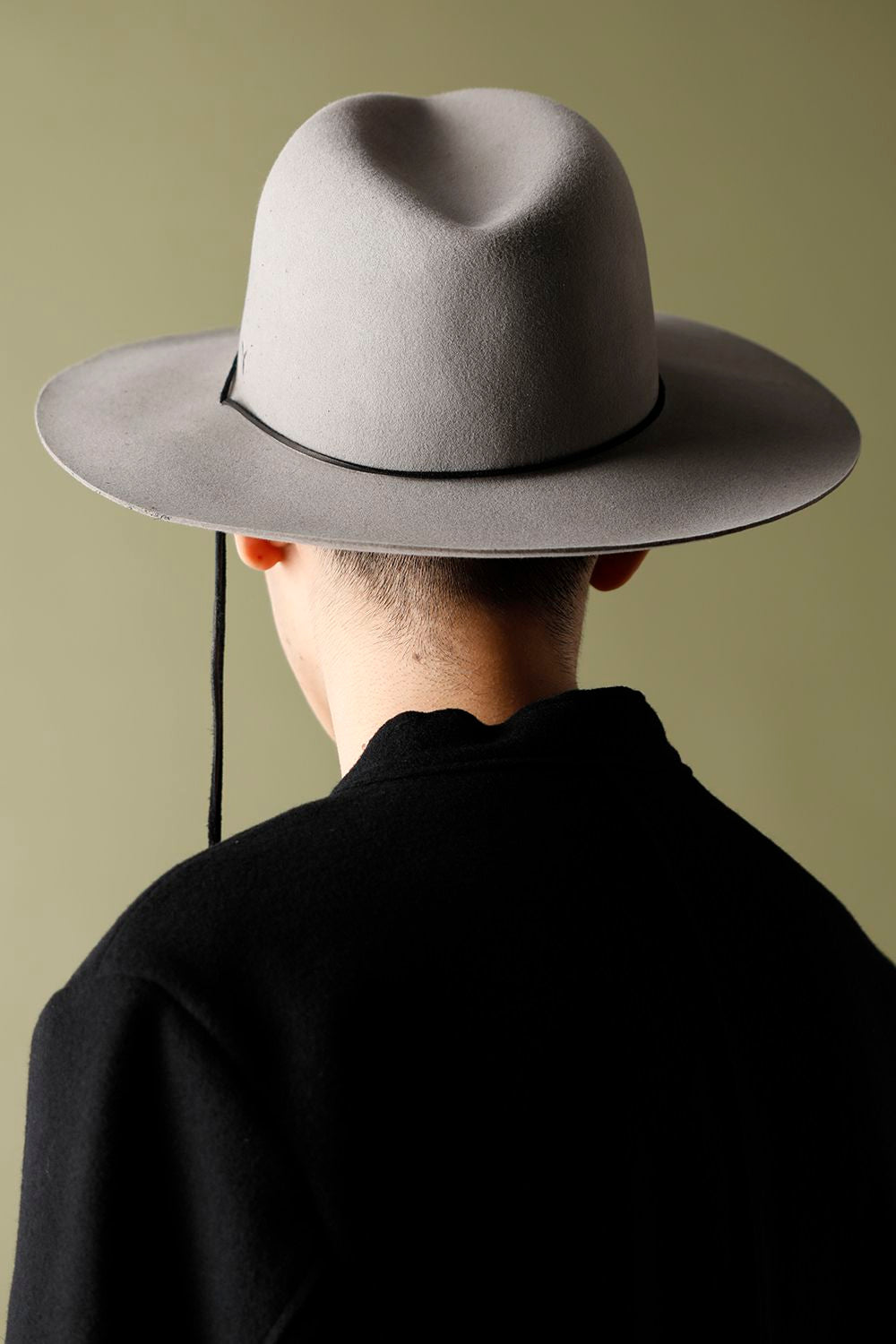 ロング ブリムハット Ash Gray