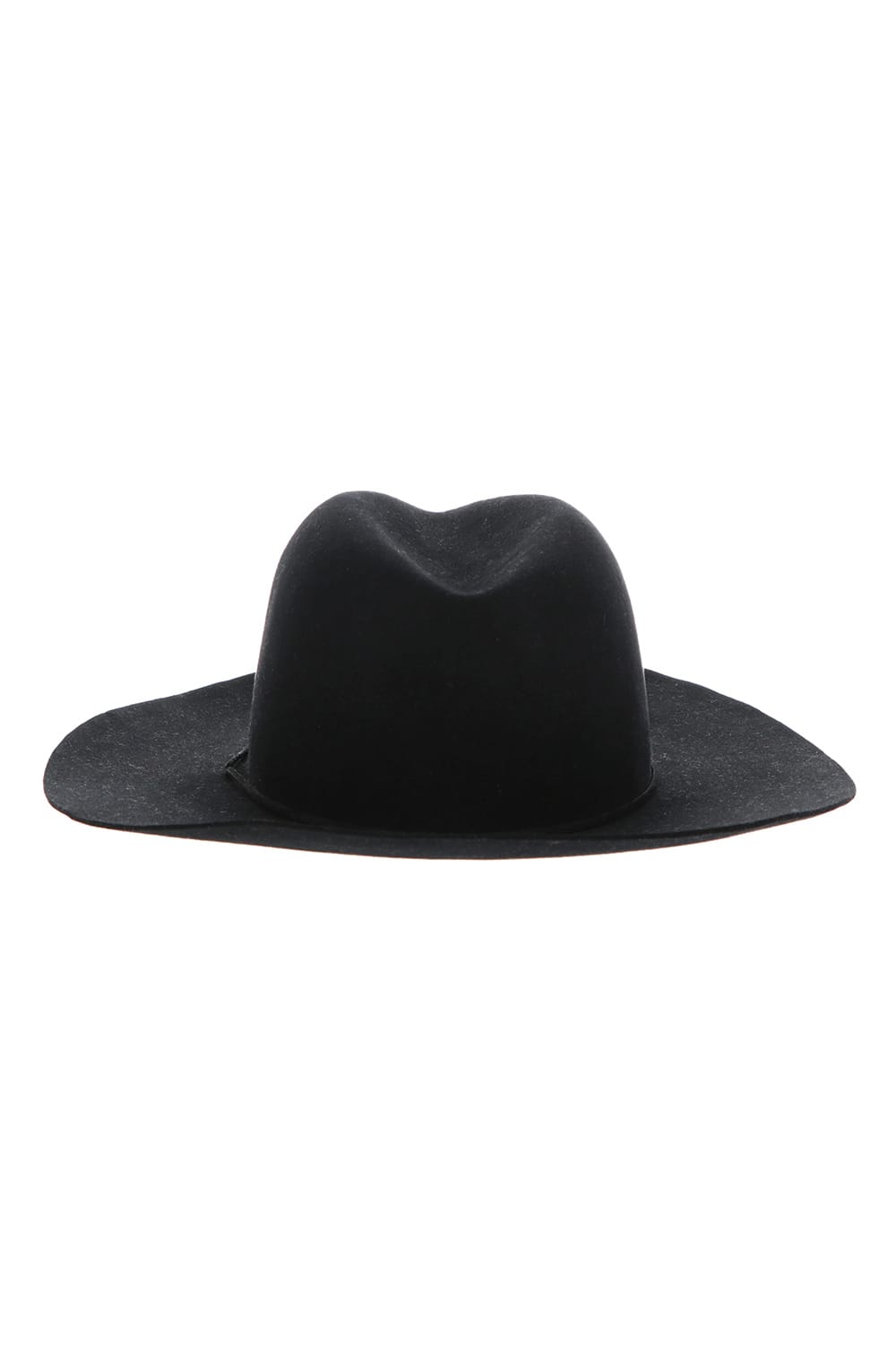 Long Brim Hat Black