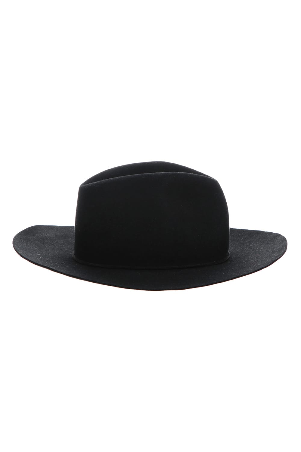 Long Brim Hat Black