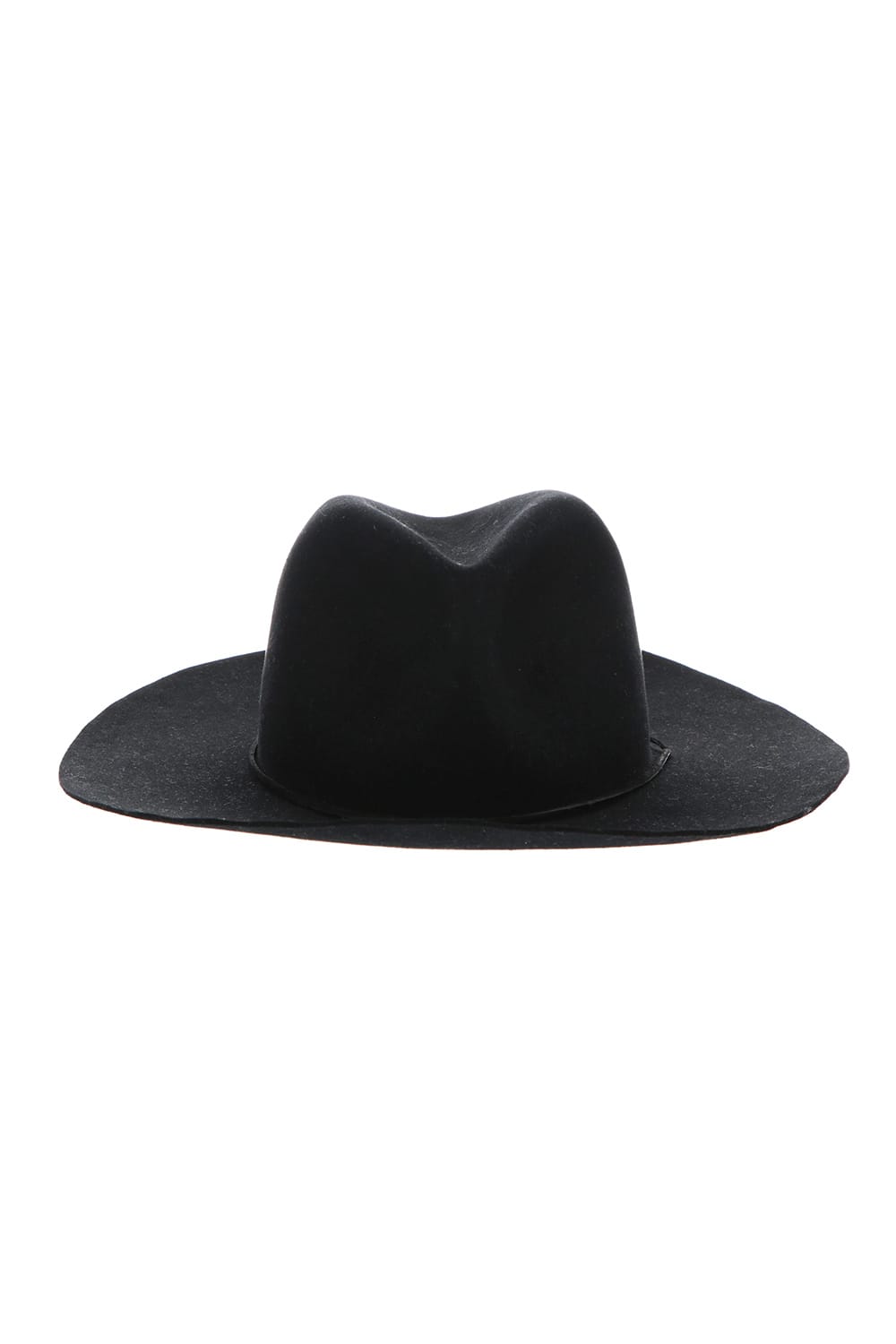 Long Brim Hat Black