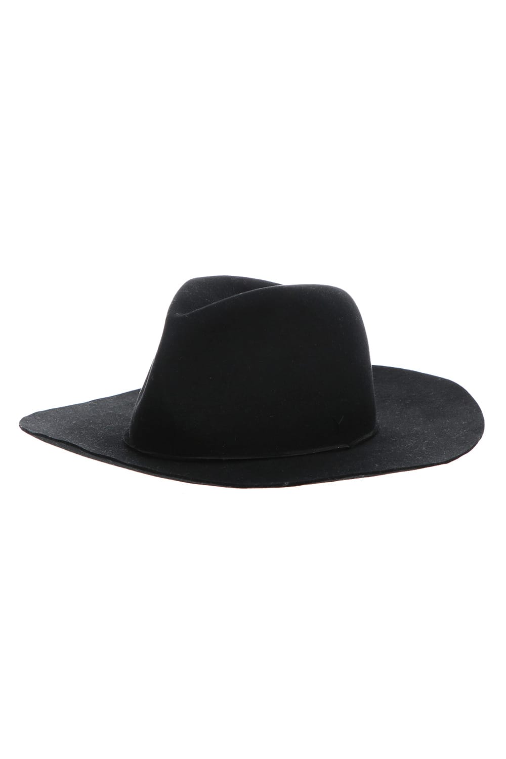 Long Brim Hat Black