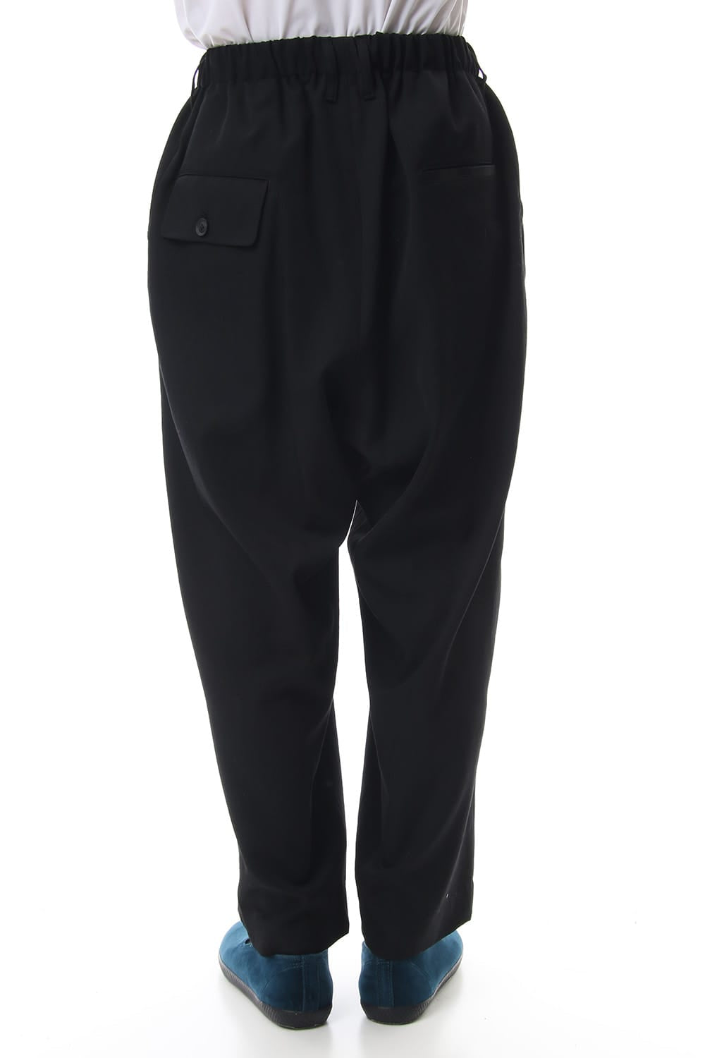 Flap Pocket Drawstring Pants