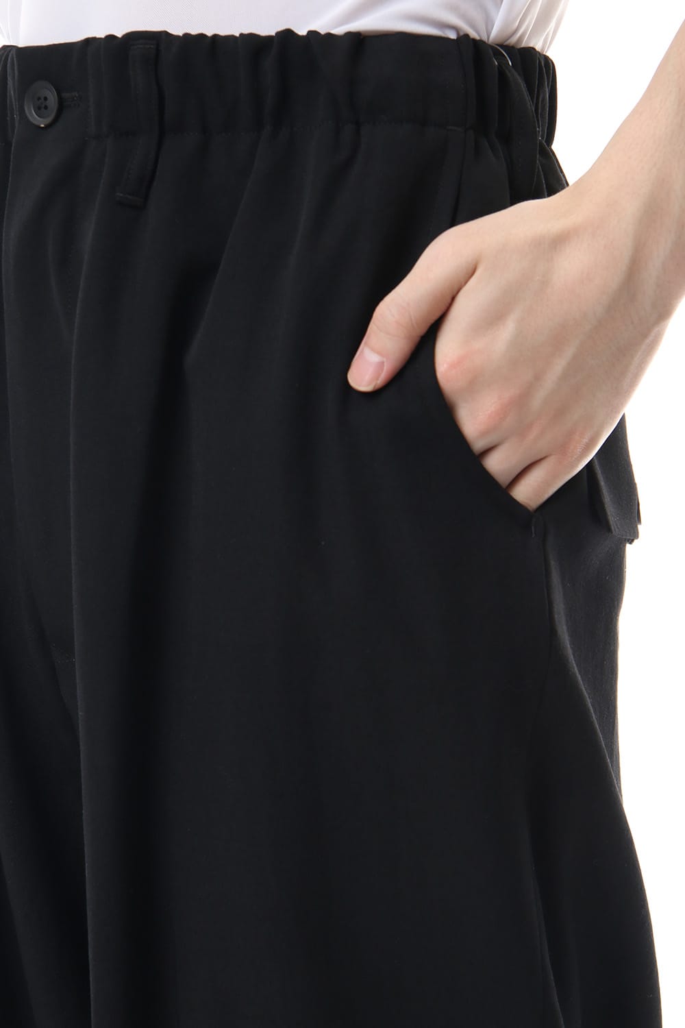 Flap Pocket Drawstring Pants