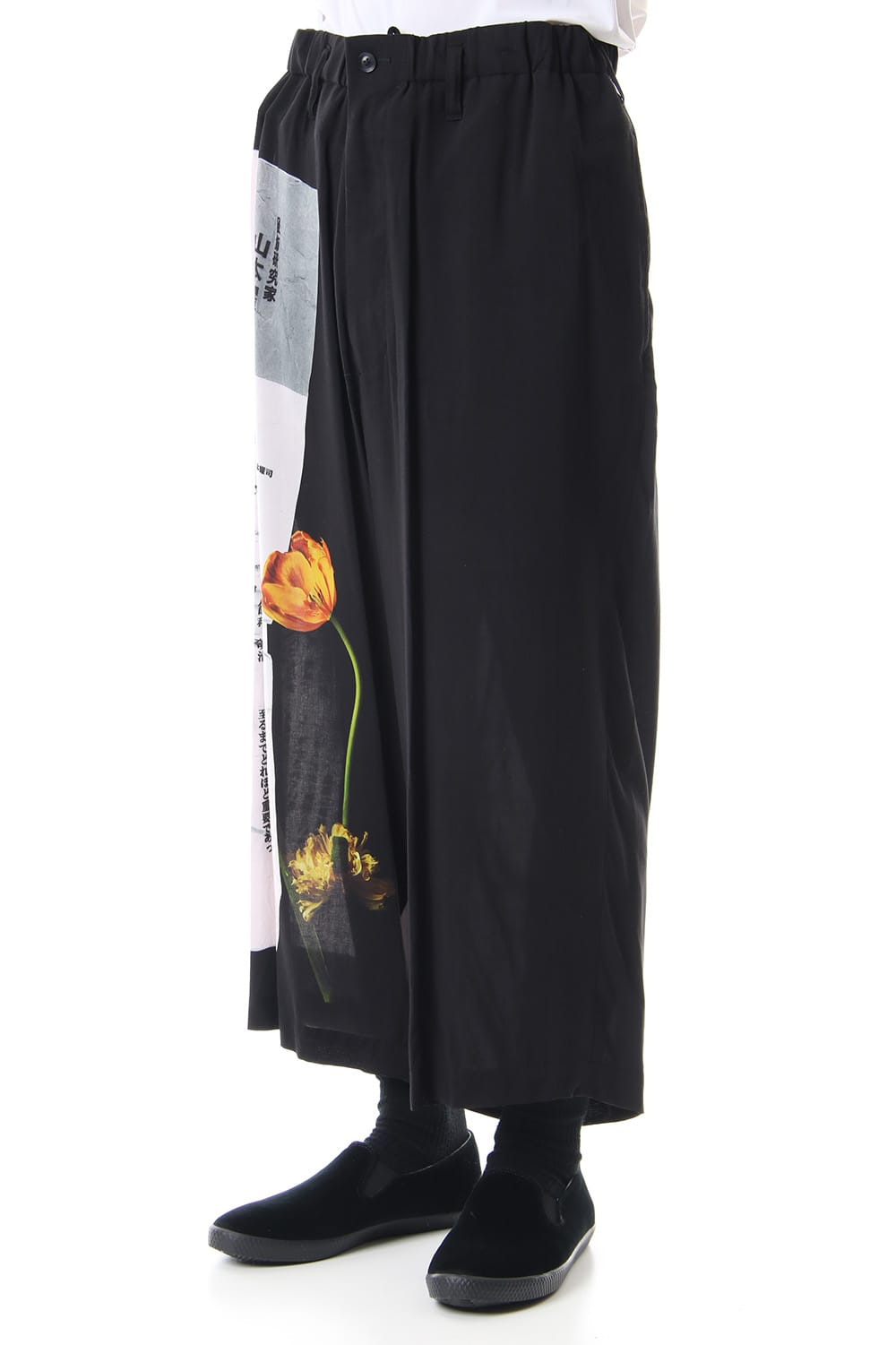 Drawstring Print Pants