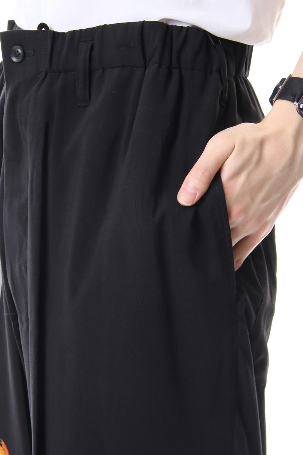 Drawstring Print Pants