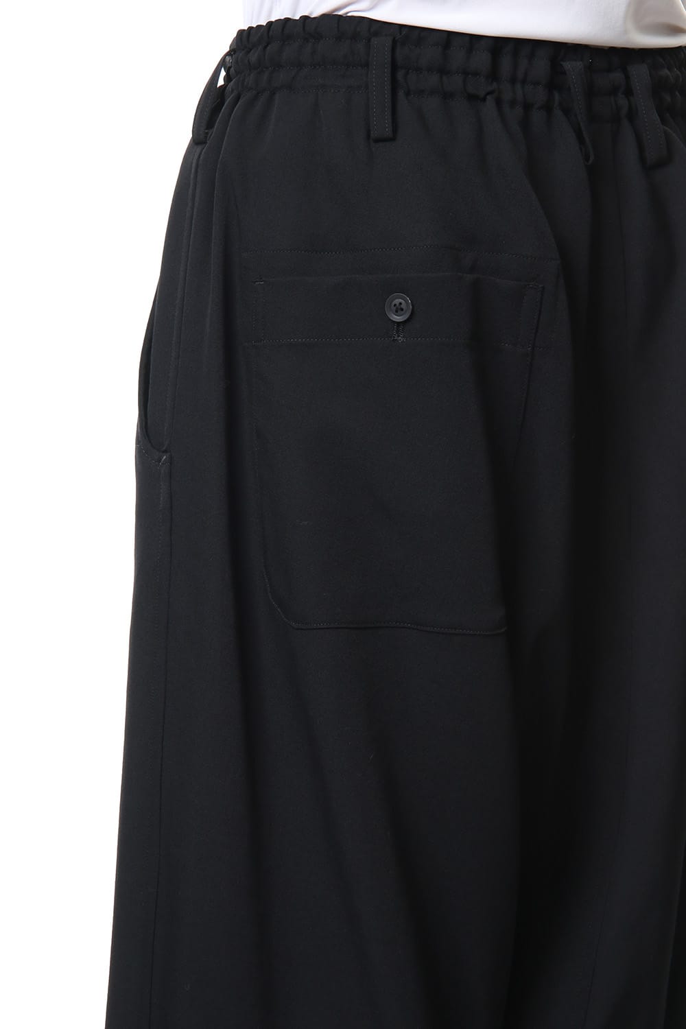 Classic Sarouel Pants Wrinkled Gabardine