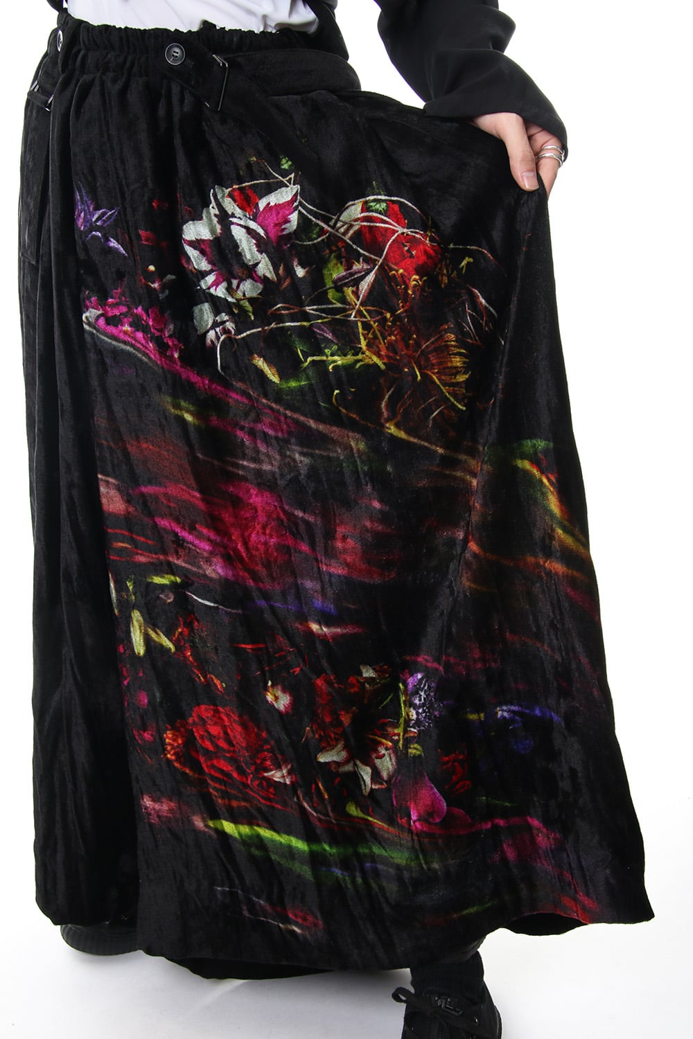 Print Twist Crotch Pants