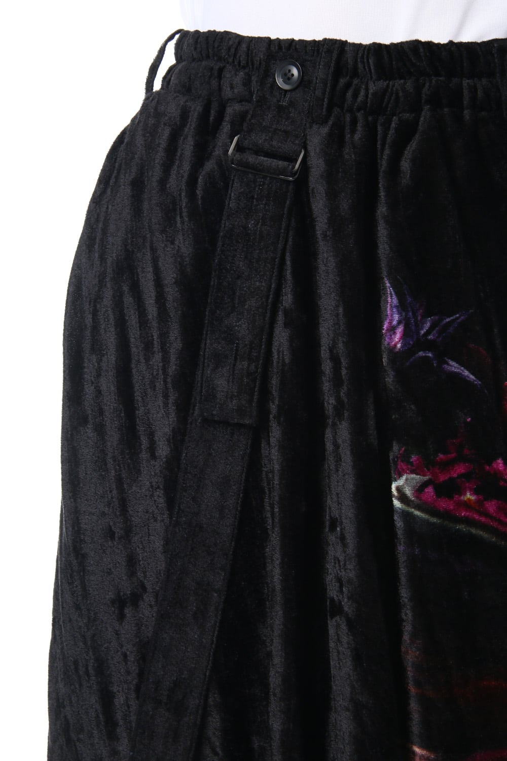 Print Twist Crotch Pants