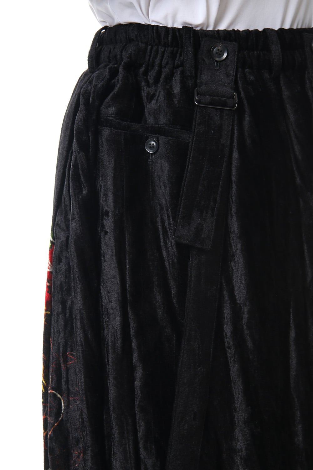 Print Twist Crotch Pants