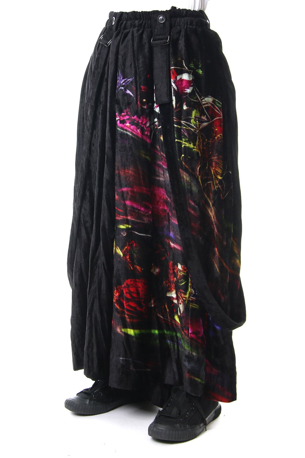 Print Twist Crotch Pants