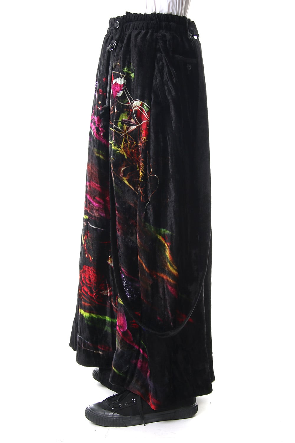 Print Twist Crotch Pants