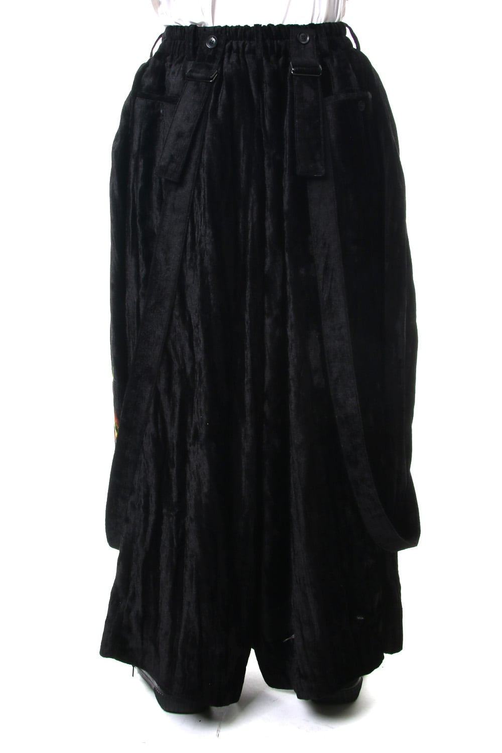 Print Twist Crotch Pants