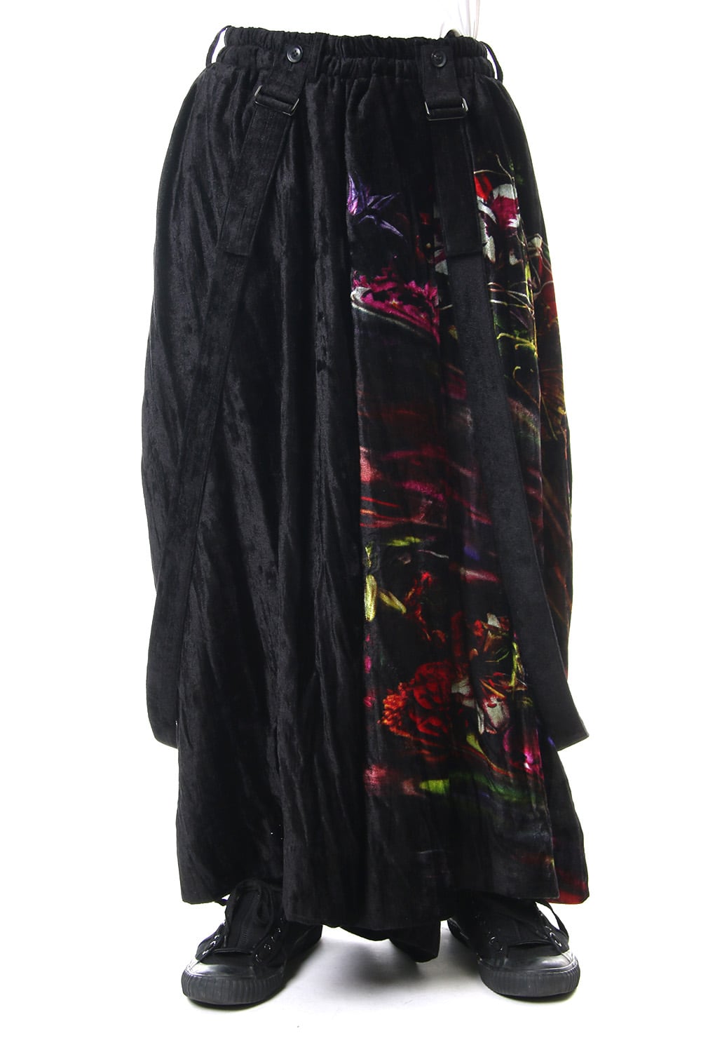 Print Twist Crotch Pants