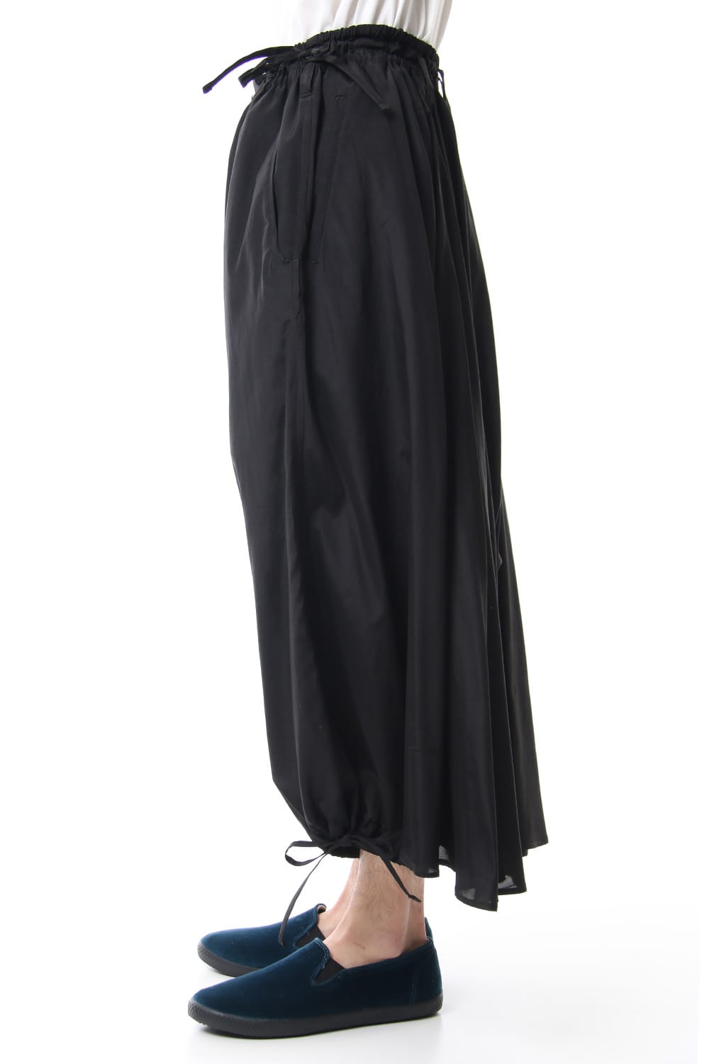 Rayon Cotton Poplin W-sarrouel KARASU Pants 