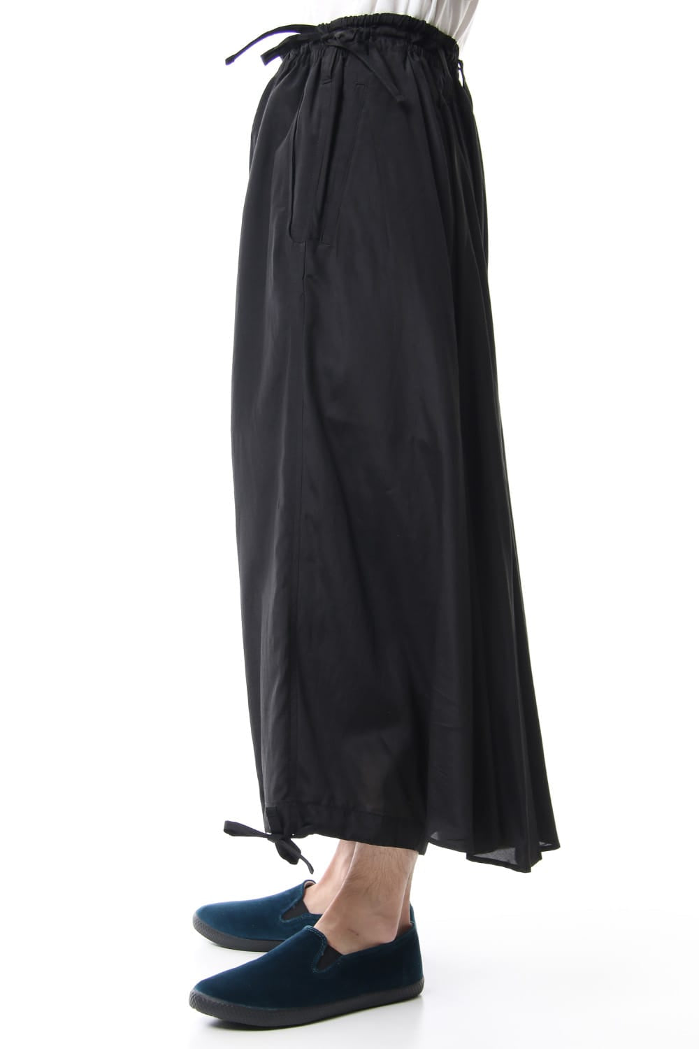 Rayon Cotton Poplin W-sarrouel KARASU Pants 