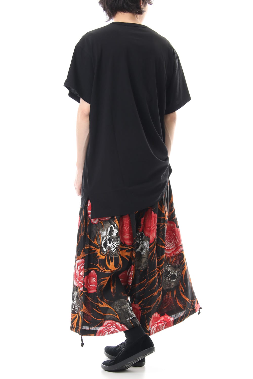 Skull Print Baloon Pants