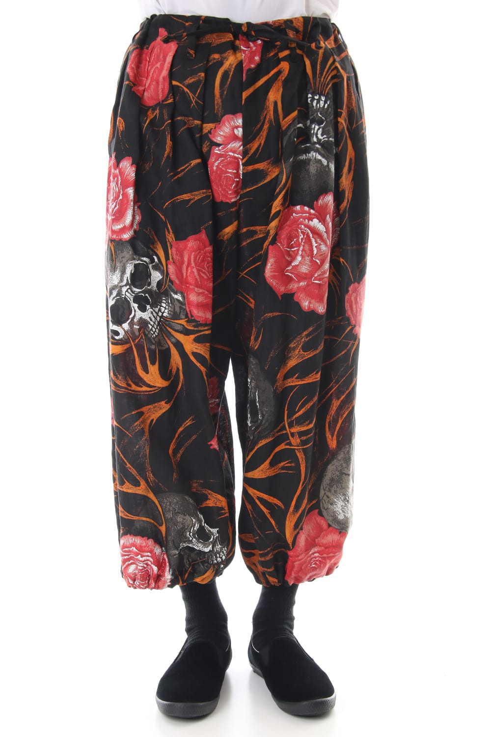 Skull Print Baloon Pants