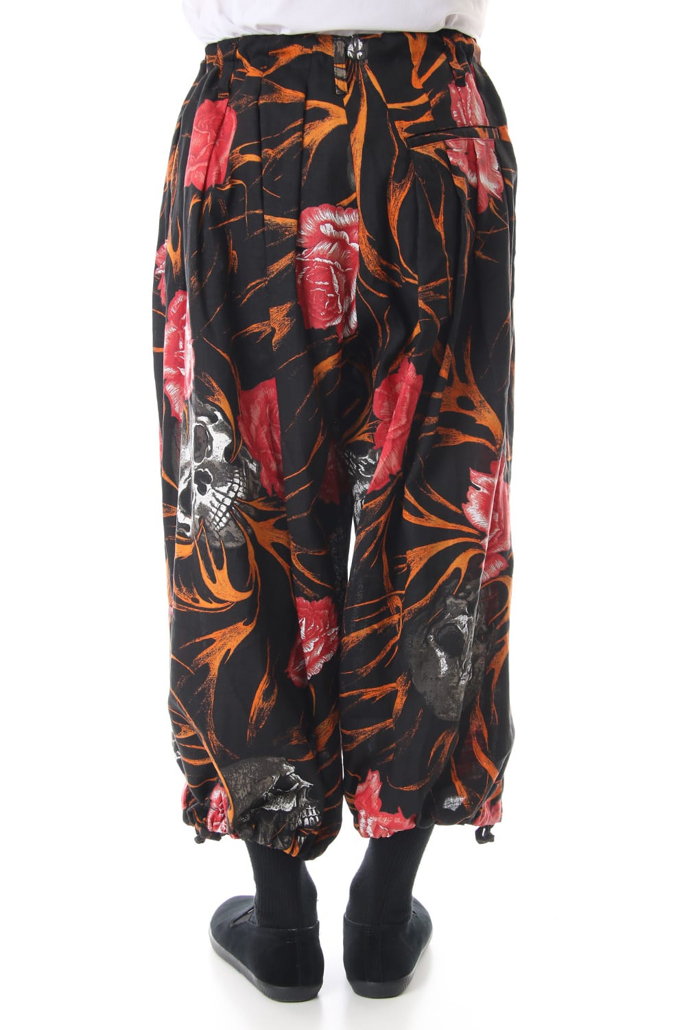 Skull Print Baloon Pants